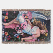 Schöne traditionelle Sinti und Roma-Girl-Braut Decke (Vorderseite)