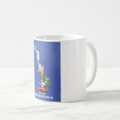 Schöne Transnistrien-Karte Kaffeetasse (VorderseiteRechts)