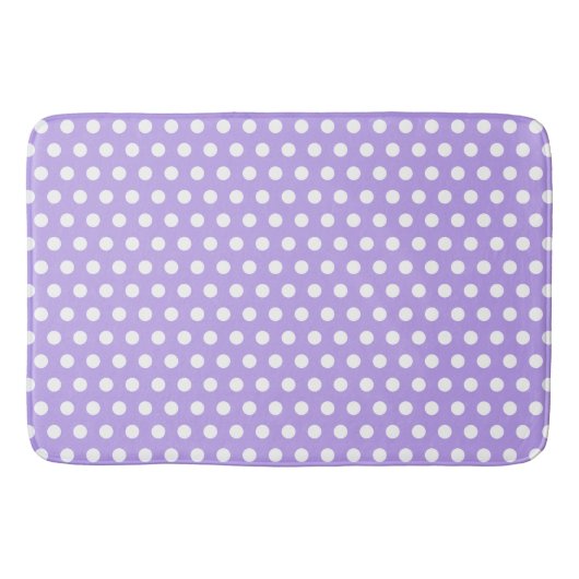 Schöne Traubenpolka-Dot-Bath-Mat Badematte (Vorderseite)