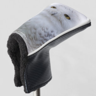 Schöne, träumerische und friedliche Schneeeule Golf Headcover