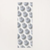 Schöne, traumhafte und serene Snowy Owls Yogamatte (Rückseite)