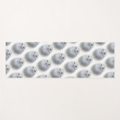 Schöne, traumhafte und serene Snowy Owls Yogamatte (Vorderseite (Horizontal))