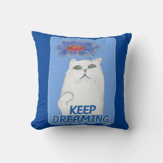 Schöne Traumwelt Schöne Katze Illustration Kissen