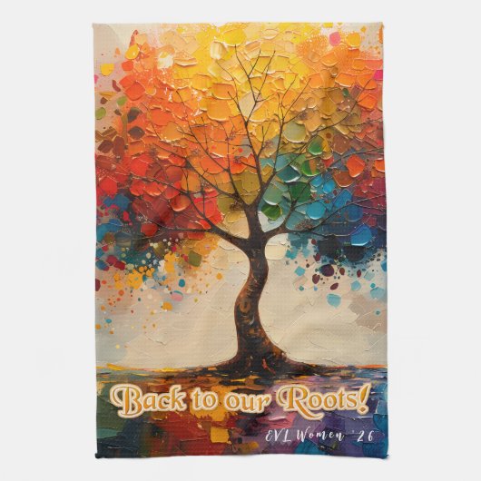 Schöne Tree of Life Küchenhandtücher Geschirrtuch (Vertikal)
