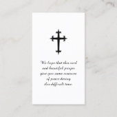 Schöne Tree Portrait Gedächtniskarte Visitenkarte (Rückseite)