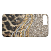 Schöne trendige Leoparden Imitate Tierdruck Case-Mate iPhone Hülle (Rückseite (Horizontal))
