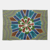 Schöne trendy asiatische Textil Design Kunst druck Geschirrtuch (Horizontal)