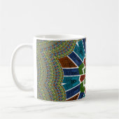 Schöne trendy asiatische Textil Design Kunst druck Kaffeetasse (Links)