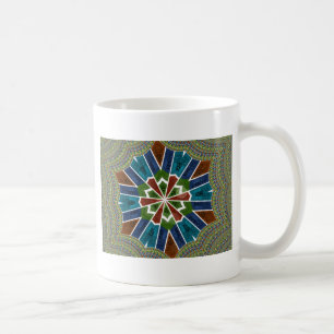 Schöne trendy asiatische Textil Design Kunst druck Kaffeetasse