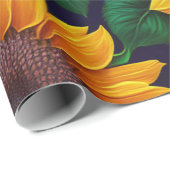 Schöne Trendy Sonnenblumensammlung Geschenkpapier (Rolleneckpunkt)
