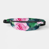 Schöne trendy Wasserfarbe Rosen Sammlung Bauchtasche (Vorderseite)