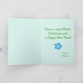 Schöne Tropical Frohe Weihnachten Toucan Karte (Innenseite)