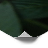 Schöne tropische Blume drucken Poster (Ecke)