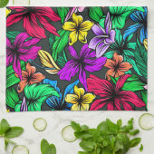 Schöne tropische Blume Geschirrtuch (Gefaltet)