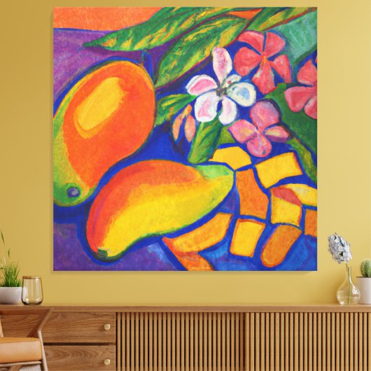 Schöne tropische Blumenmalerei Leinwand pri (Insitu (Wohnzimmer))