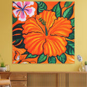 Schöne tropische Blumenmalerei Leinwand pri (Insitu (Wohnzimmer))