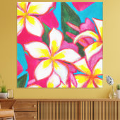Schöne tropische Blumenmalerei Leinwand pri (Insitu (Wohnzimmer))