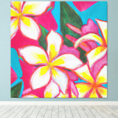Schöne tropische Blumenmalerei Leinwand pri (Insitu (Holzboden))