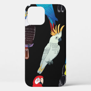 Schöne tropische exotische Papageienvögel. Vintage Case-Mate iPhone Hülle