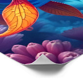 Schöne tropische Fische Poster (Ecke)
