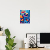 Schöne tropische Fische Poster (Heimbüro)