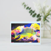Schöne tropische Fische Postkarte (Stehend Vorderseite)