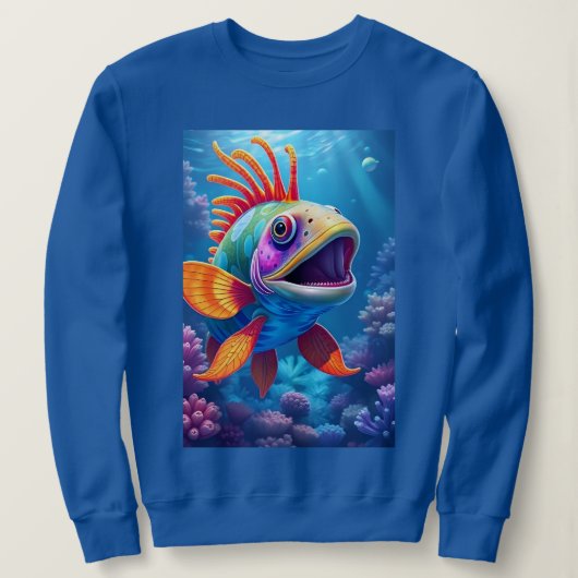 Schöne tropische Fische Sweatshirt (Design vorne)