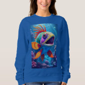 Schöne tropische Fische Sweatshirt (Vorderseite)