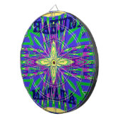 Schöne tropische Hakuna Matata Kanga Artwork. Dartscheibe (Vorderseite rechts)