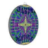 Schöne tropische Hakuna Matata Kanga Artwork. Dartscheibe (Vorderseite Links)