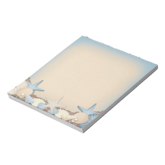 Schöne tropische Muscheln Notizblock (Rotiert)