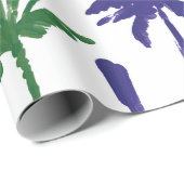 Schöne tropische Palmen Geschenkpapier (Rolleneckpunkt)