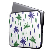 Schöne tropische Palmen Laptopschutzhülle (Vorderseite Links)