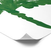 Schöne tropische Palmen Poster (Ecke)