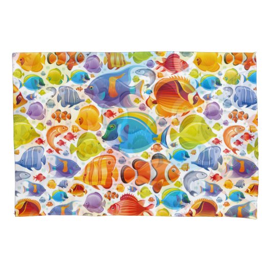 Schöne tropische Seefische Kissenbezug (Vorderseite)