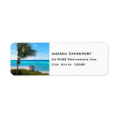 Schöne tropische Strand-Adresse mit windbewegter P (Vorne)