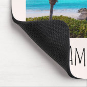 Schöne tropische Strandbrise Palme Mousepad (Ecke)