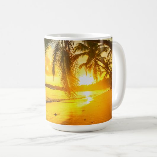 Schöne tropische Tasse (VorderseiteRechts)