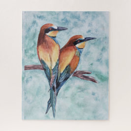 Schöne tropische Vögel Puzzle