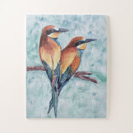 Schöne tropische Vögel Puzzle