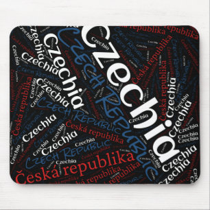 Schöne Tschechische Republik Flaggenfarben Patriot Mousepad