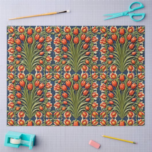 Schöne Tulips Trendy Collection Seidenpapier (Basteln)