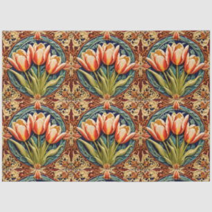 Schöne Tulpen Moderne Kollektion Seidenpapier