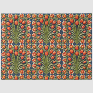 Schöne Tulpen-Trend-Kollektion Seidenpapier