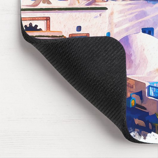 Schöne Tunesien Panorama-Aussicht Mousepad (Ecke)