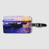 Schöne Tunesien Urlaub Souvenir Gepäckanhänger (Vorderseite (Horizontal))