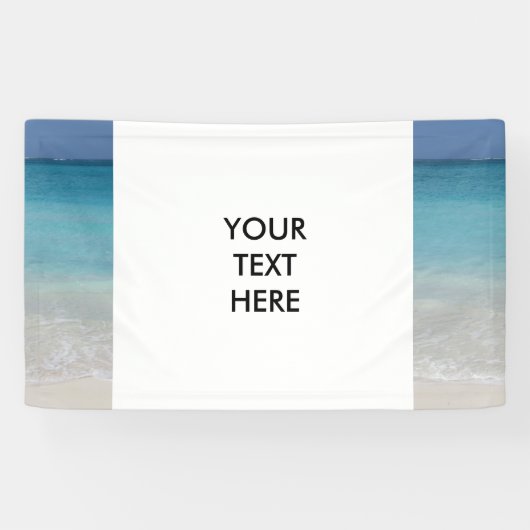 Schöne Türken des Strand-| und Caicos-Foto Banner (Horizontal)