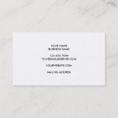 Schöne Türken des Strand-| und Caicos-Foto Visitenkarte (Rückseite)