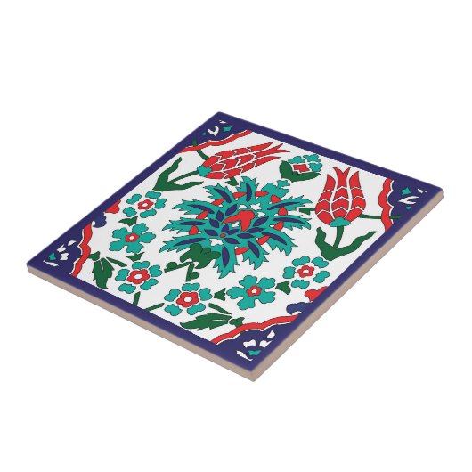 💙 ❤️ schöne türkische Fliesen, blauer Hintergrund Fliese (Seite)