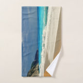 Schöne türkisfarbene tropische Fotografie Handtuch (Handtuch)